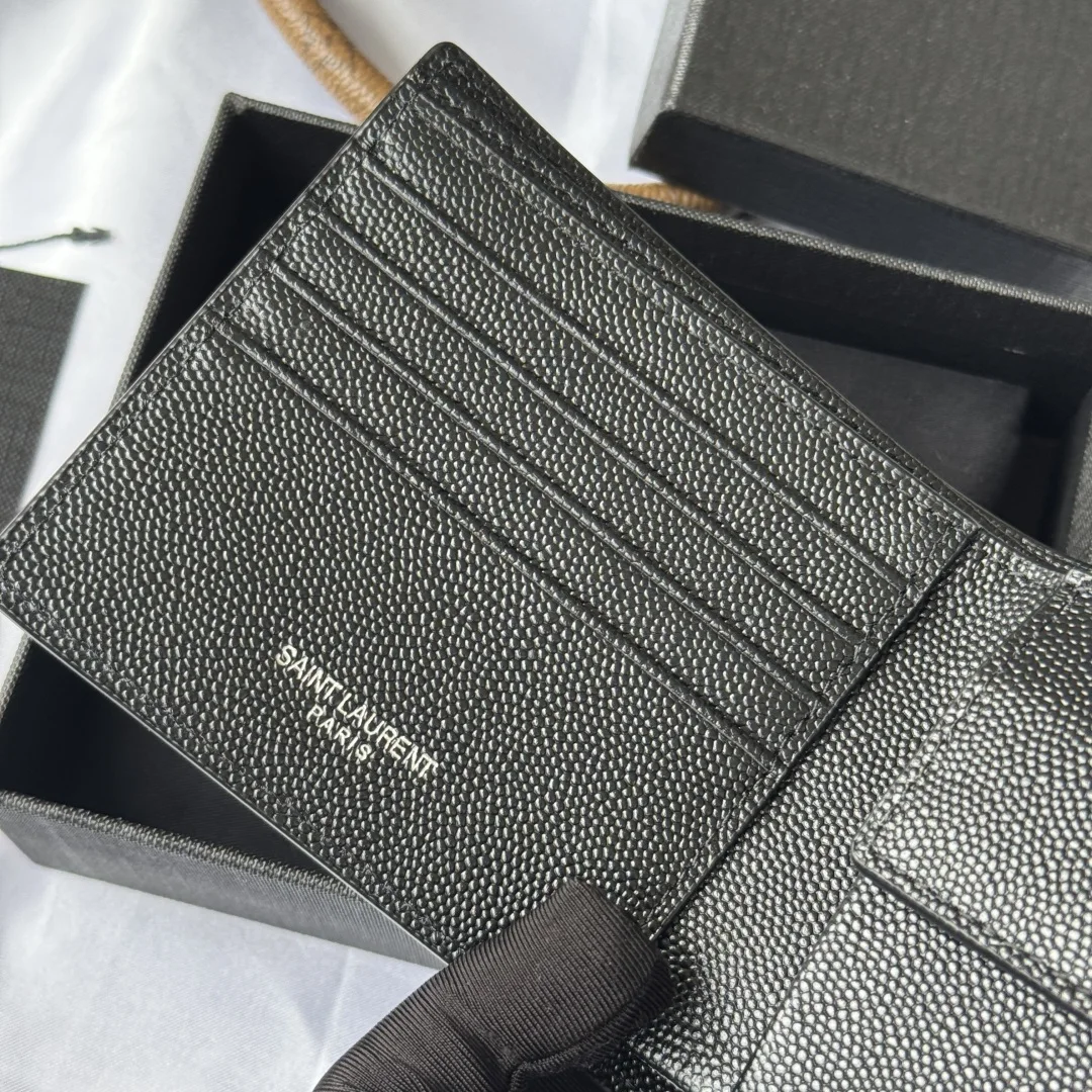 SAINT LAURENT 463249 MONOGRAM Bi-fold Wallet Card Holder - Detail view 8