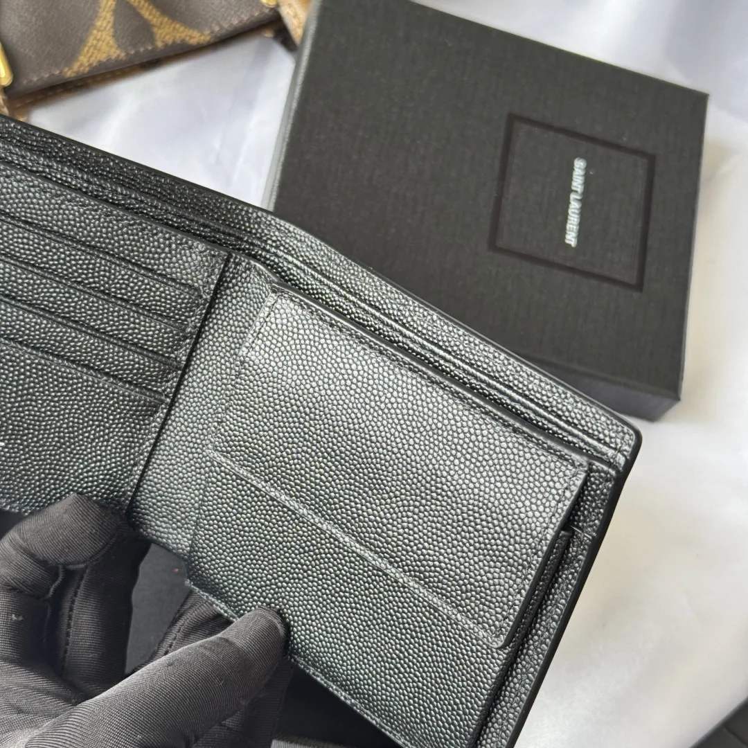 SAINT LAURENT 463249 MONOGRAM Bi-fold Wallet Card Holder - Detail view 9