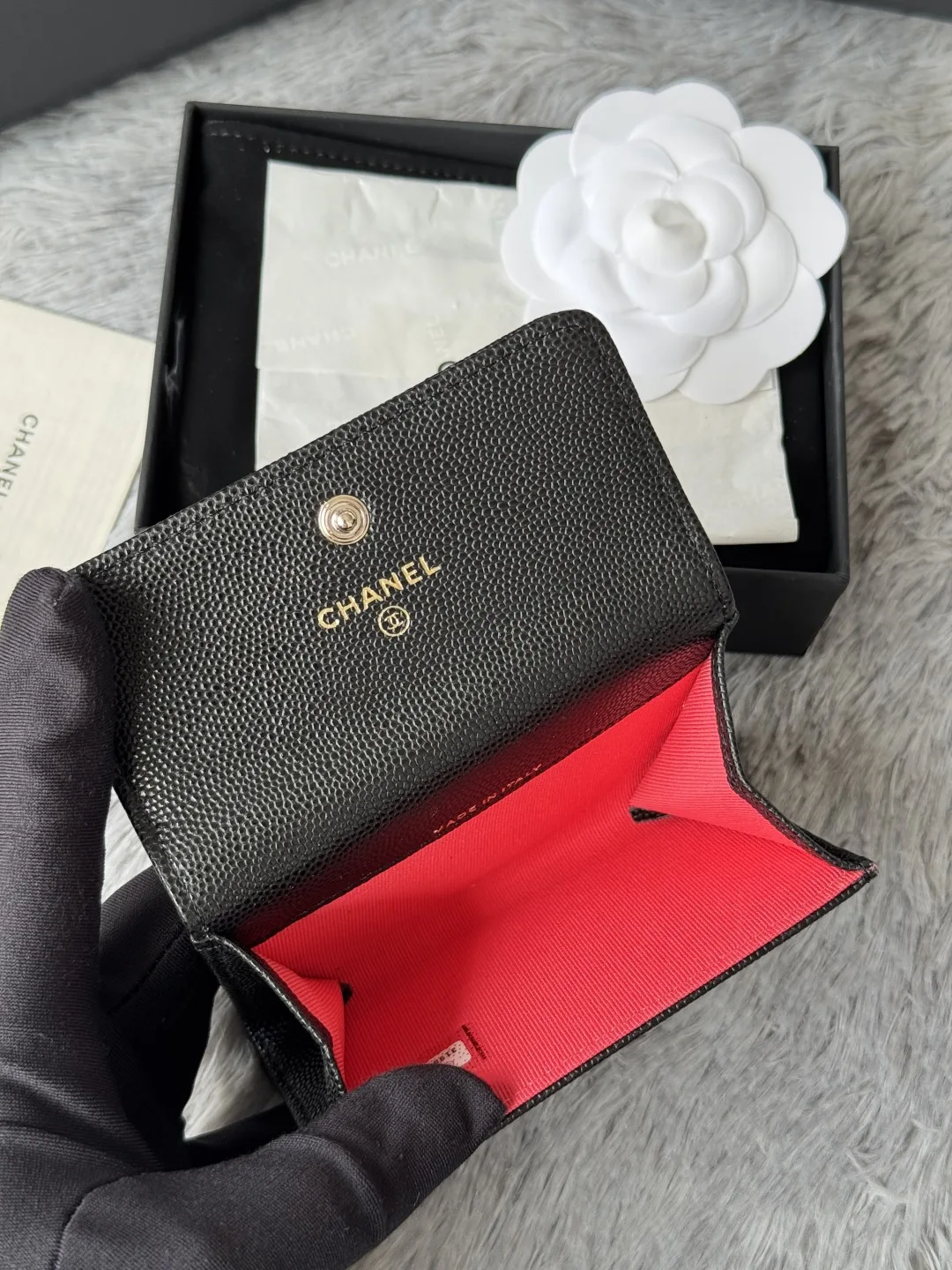 Chanel AP3187 Ball Pattern Card Holder Coin Purse - Detail view 7
