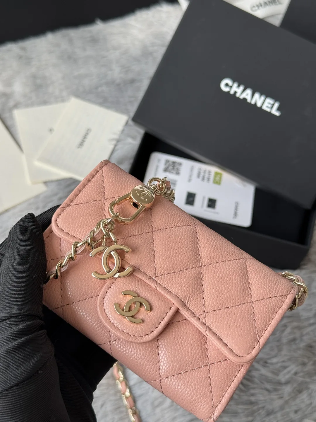 Chanel A81081 New Belt Bag Crossbody Coin Purse - Detail view 5