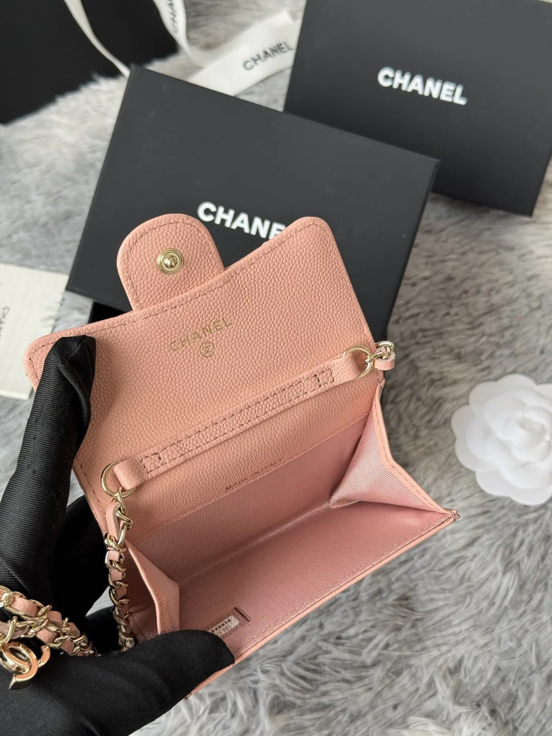 Chanel A81081 New Belt Bag Crossbody Coin Purse - Detail view 7