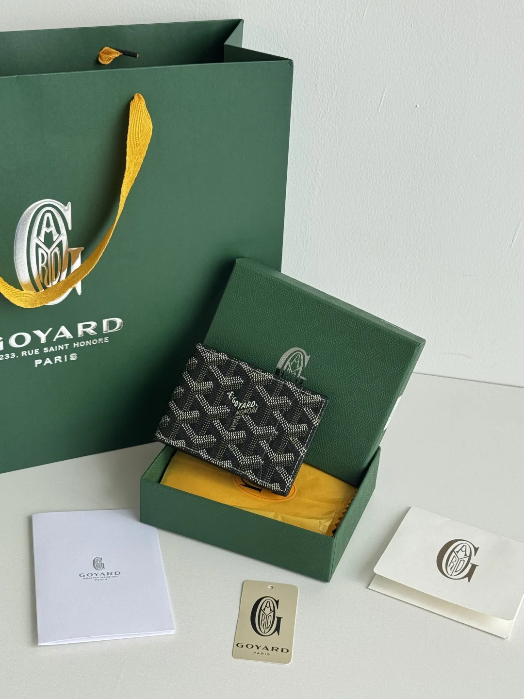 Goyard 3311 Insert Victoire Check Card Holder Card Case - Detail view 1