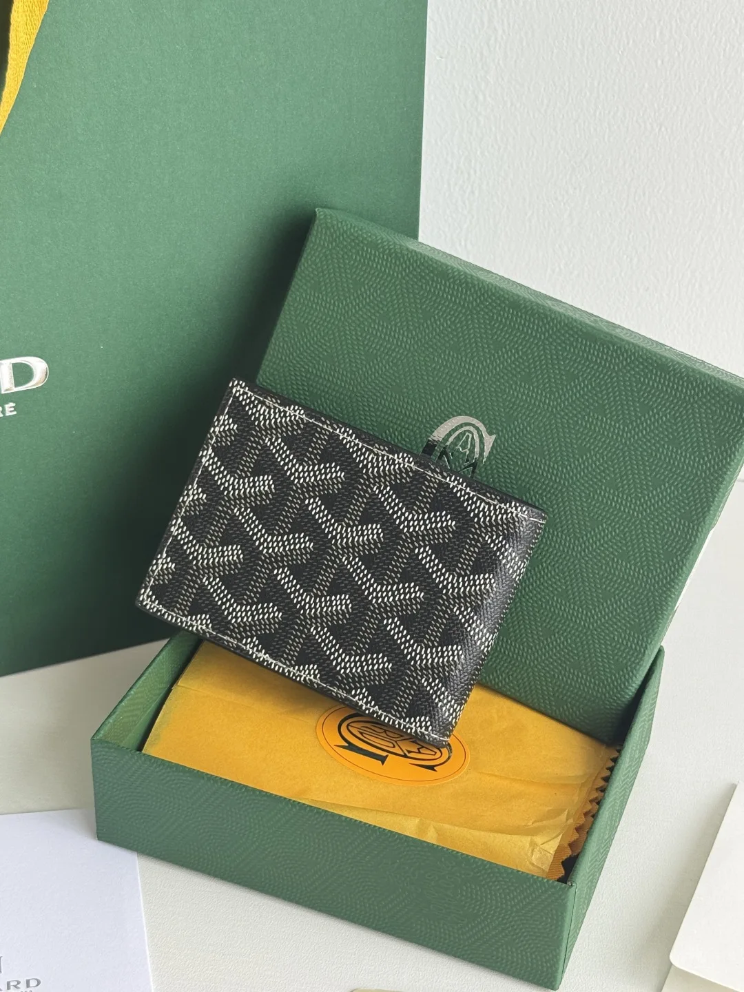 Goyard 3311 Insert Victoire Check Card Holder Card Case - Detail view 3