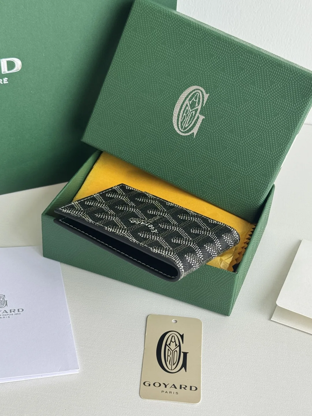 Goyard 3311 Insert Victoire Check Card Holder Card Case - Detail view 4