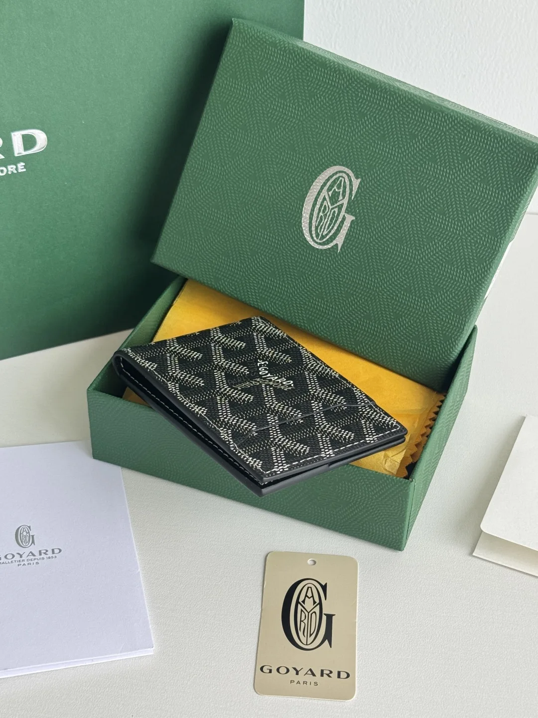Goyard 3311 Insert Victoire Check Card Holder Card Case - Detail view 5
