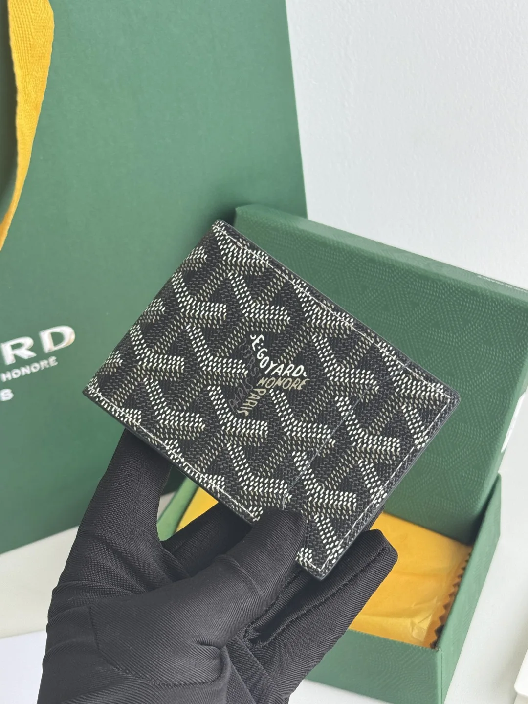 Goyard 3311 Insert Victoire Check Card Holder Card Case - Detail view 6