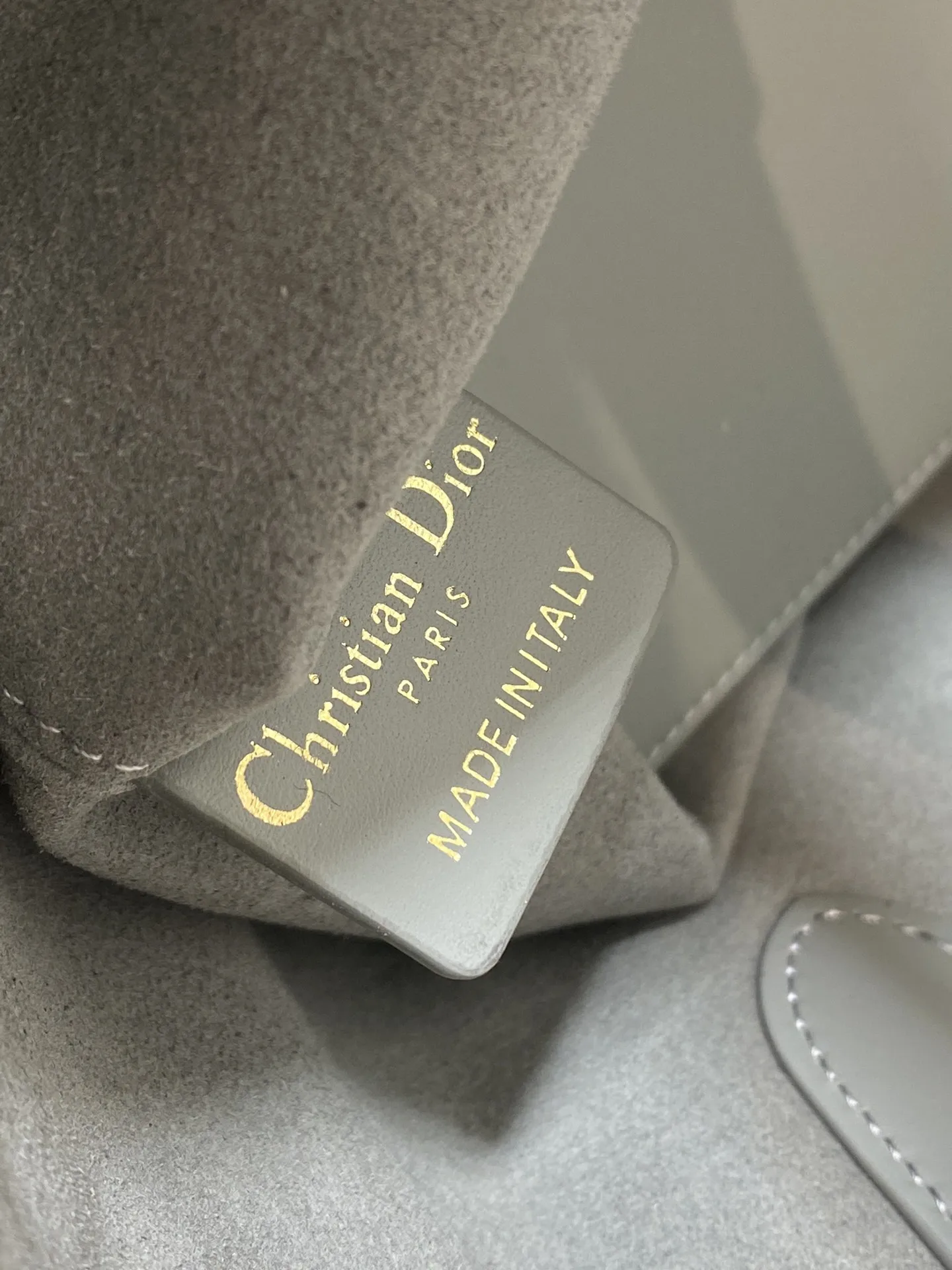 Dior Gray Toujours Small Handbag - Detail view 9