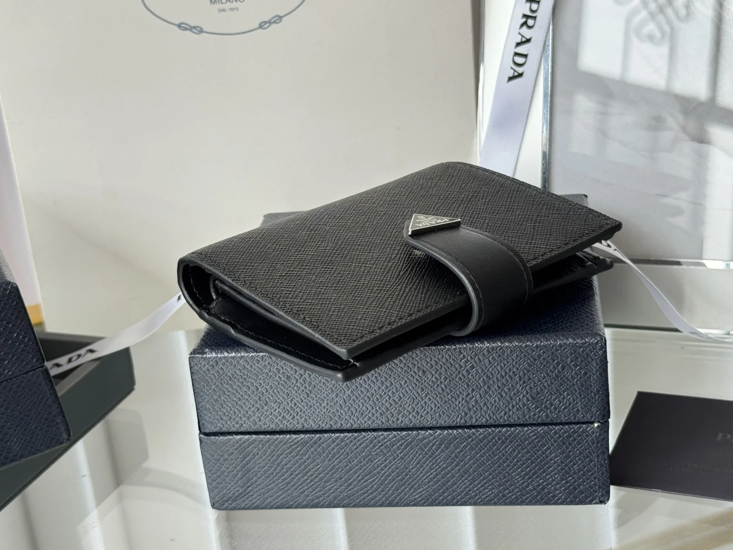 Prada 1MV204 Small Card Holder Wallet - Detail view 4