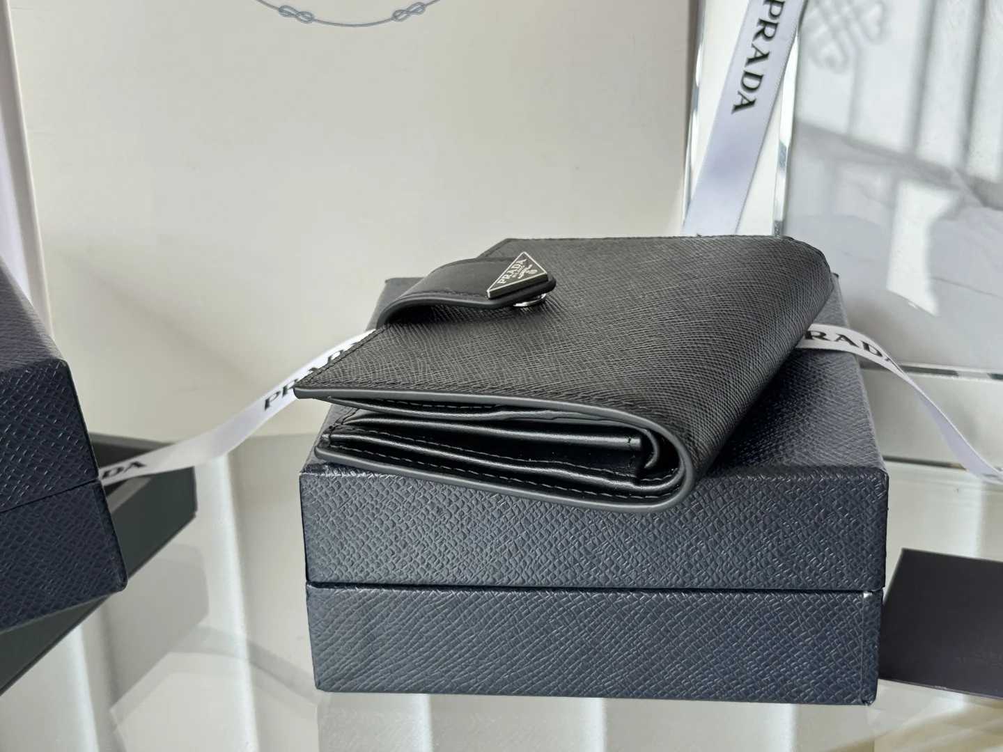 Prada 1MV204 Small Card Holder Wallet - Detail view 5