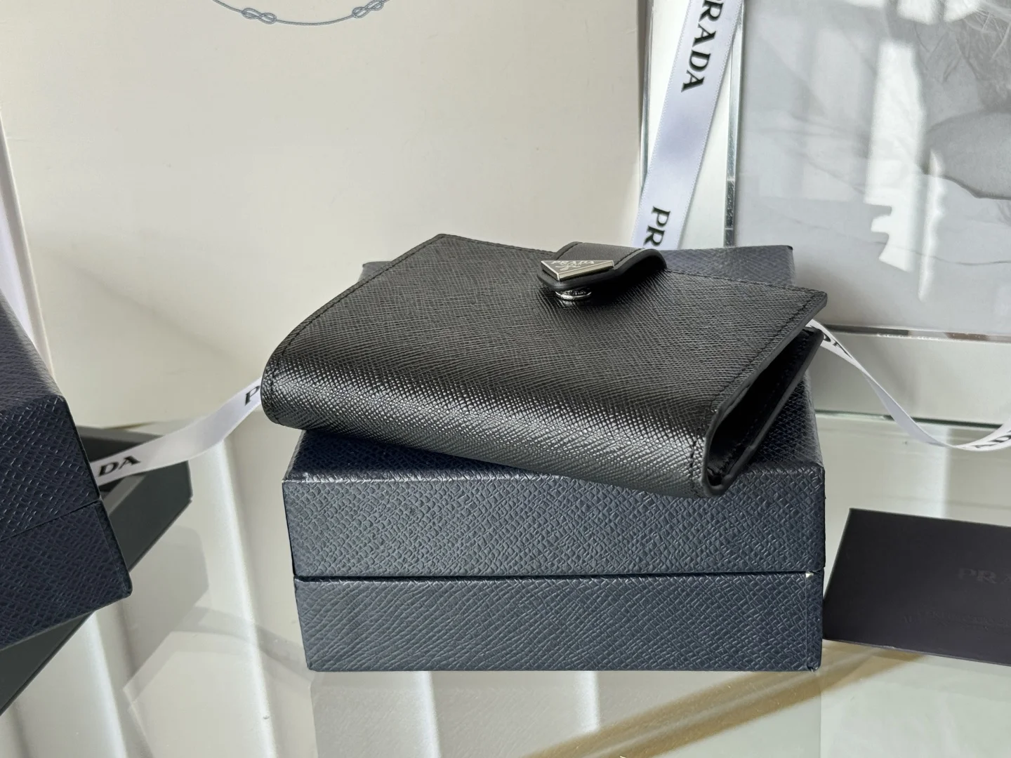 Prada 1MV204 Small Card Holder Wallet - Detail view 6