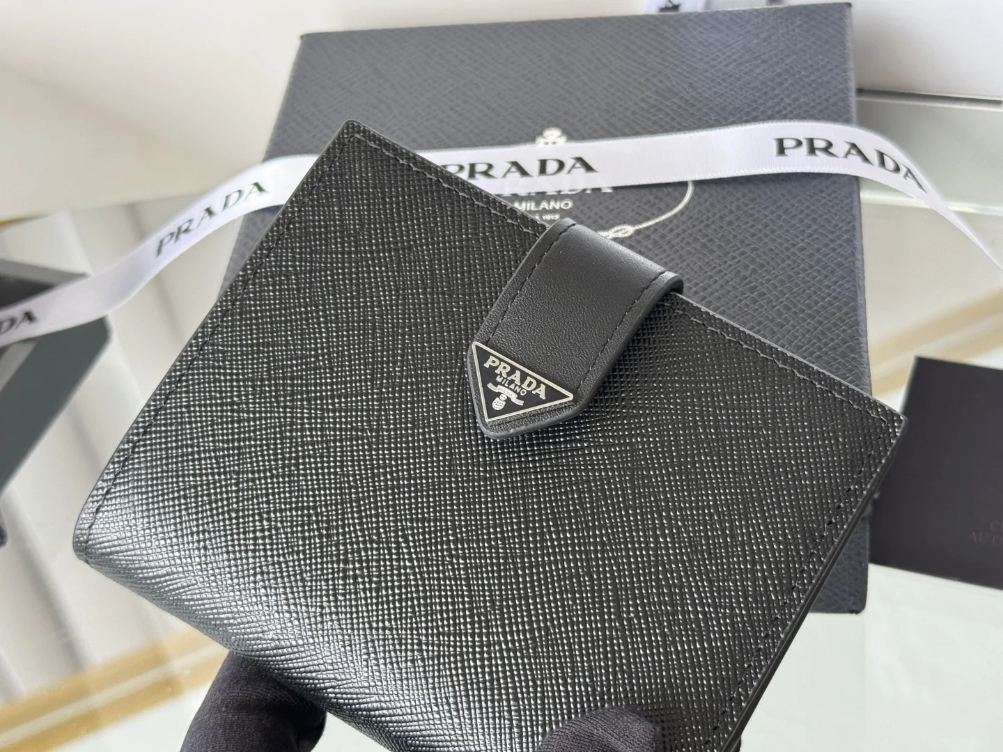 Prada 1MV204 Small Card Holder Wallet - Detail view 7