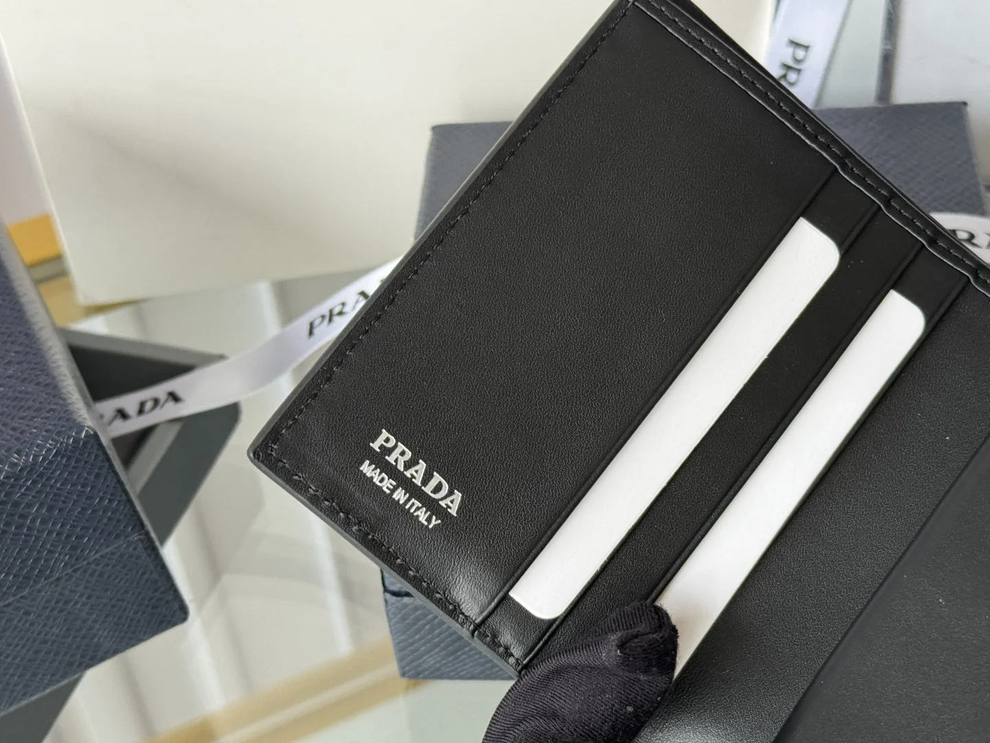 Prada 1MV204 Small Card Holder Wallet - Detail view 9