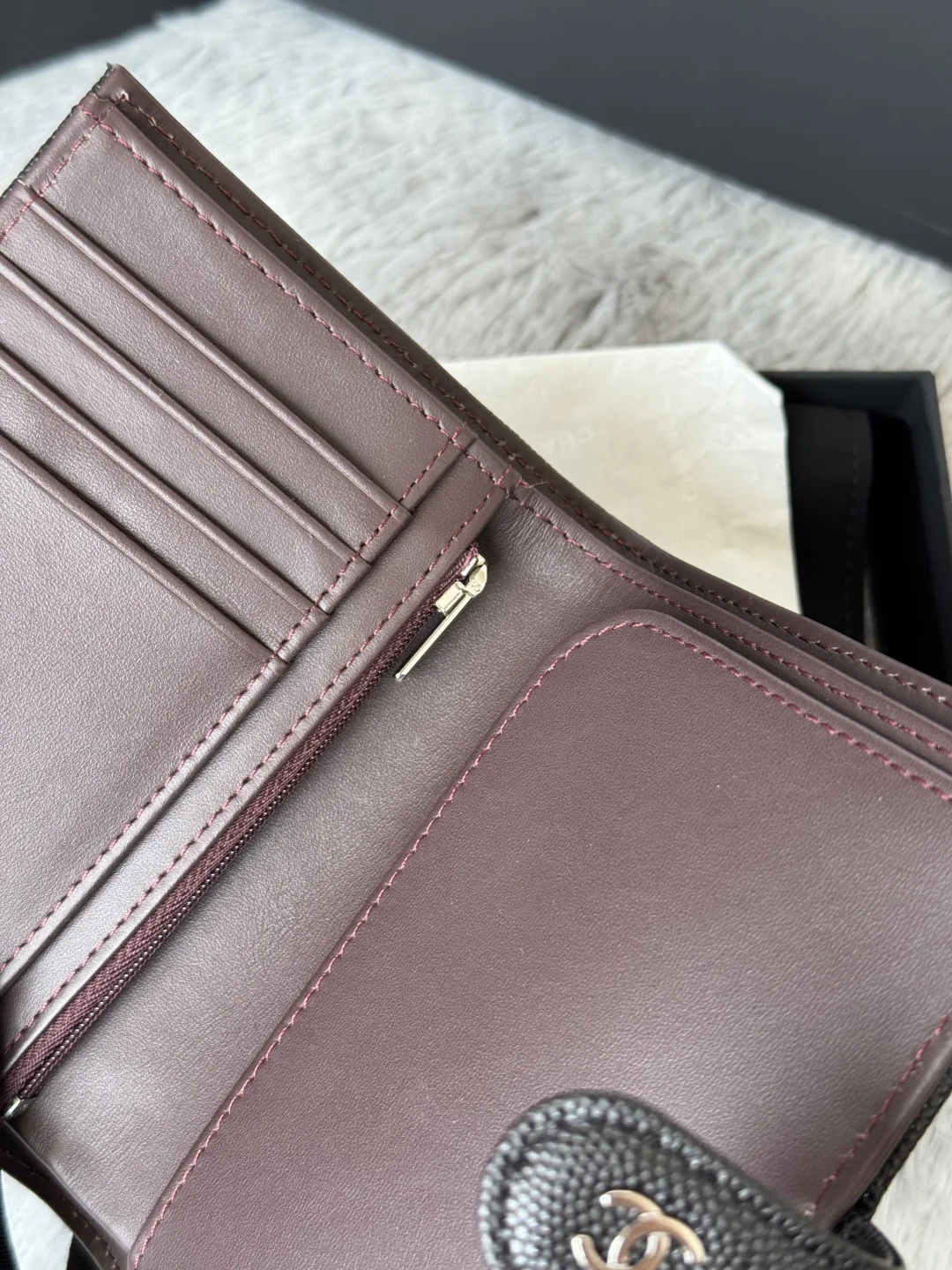 Chanel AP3196 Passport Holder Multifunctional Passport Wallet - Detail view 9