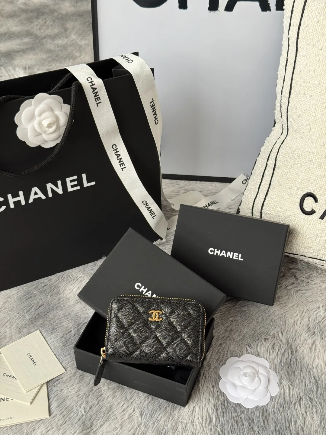 Chanel AP0216 Zipper Coin Purse - Detail view 1
