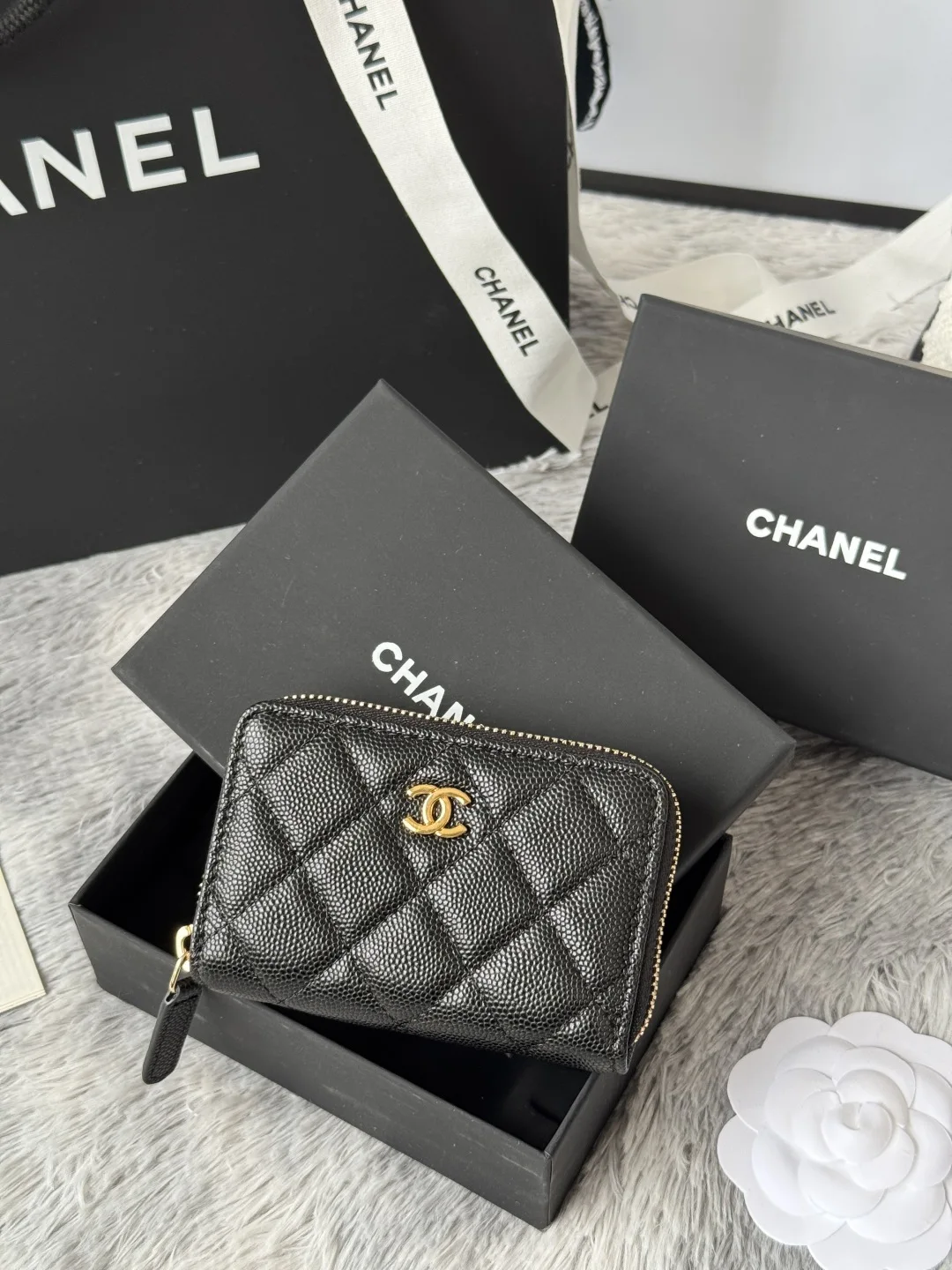 Chanel AP0216 Zipper Coin Purse - Detail view 2