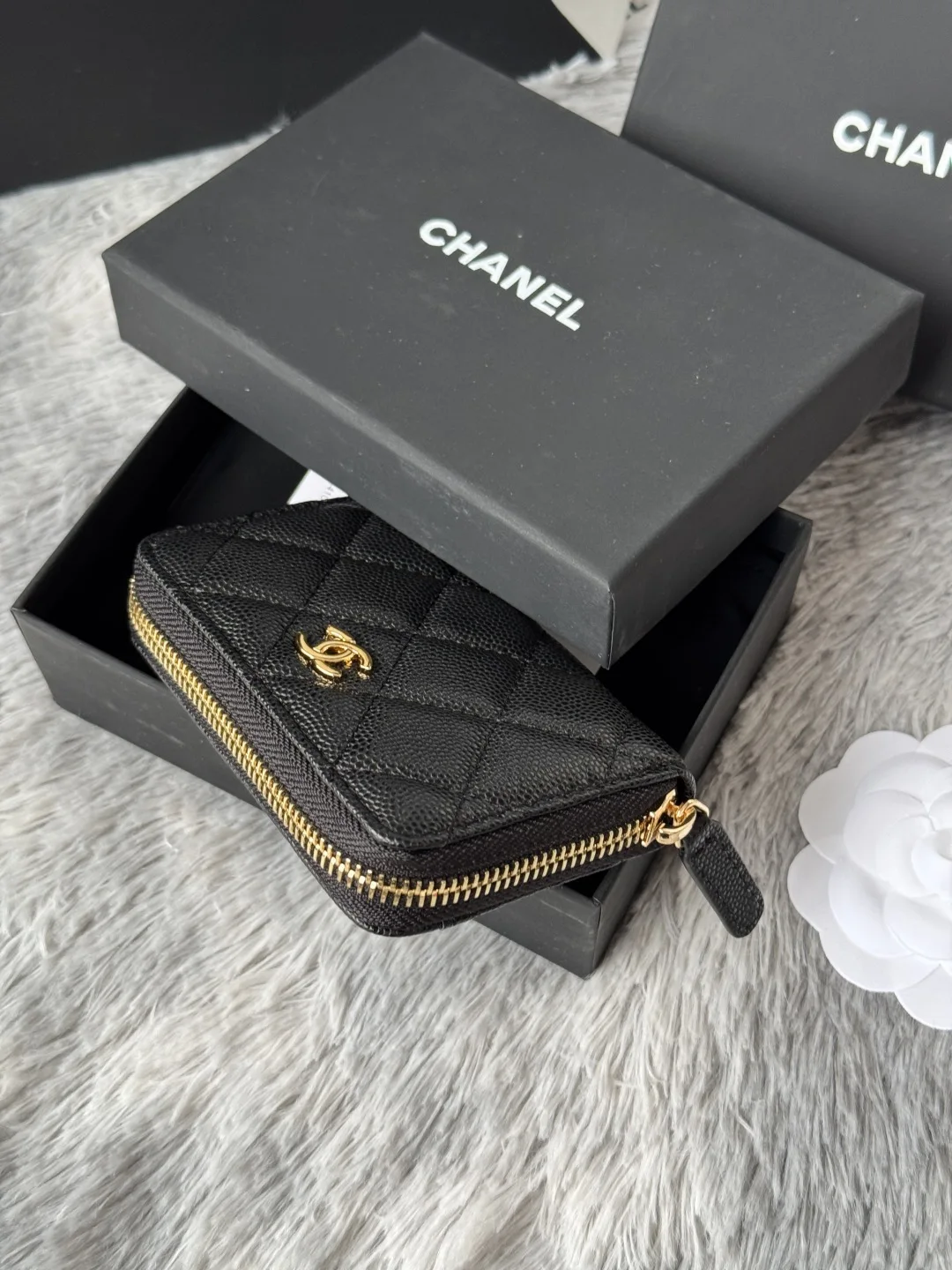 Chanel AP0216 Zipper Coin Purse - Detail view 4