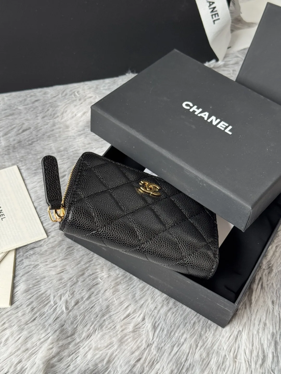 Chanel AP0216 Zipper Coin Purse - Detail view 5