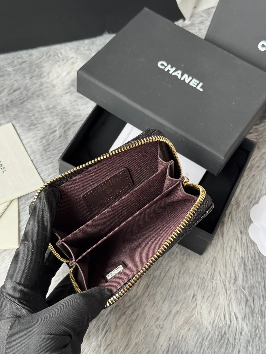 Chanel AP0216 Zipper Coin Purse - Detail view 8