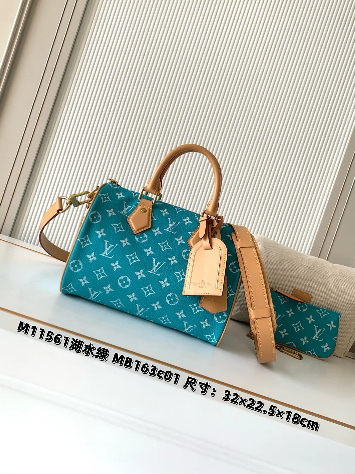 LVM11561湖水绿 Speedy P9 Bandouliere25手袋 - 细节图 1