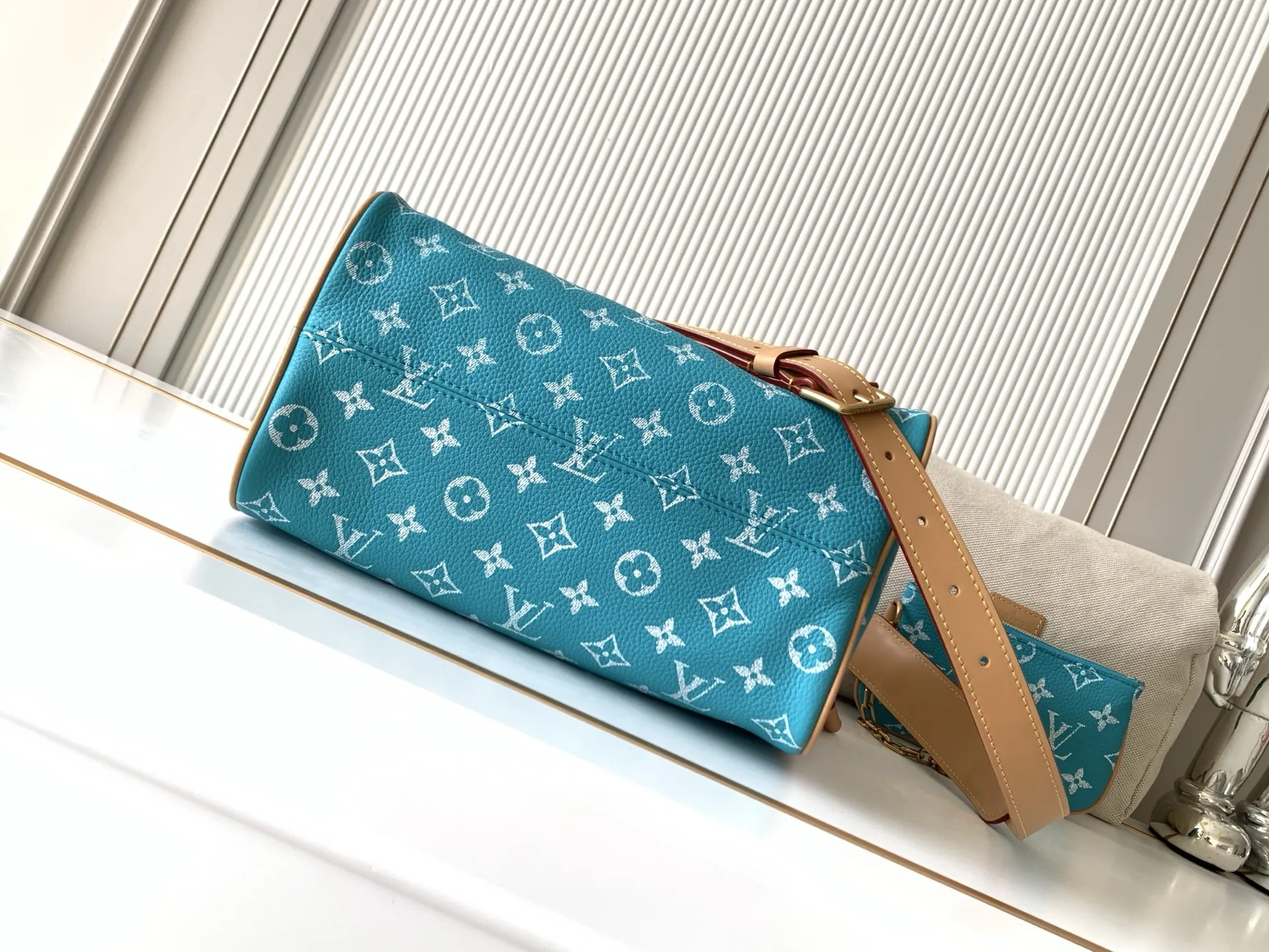 LVM11561湖水绿 Speedy P9 Bandouliere25手袋 - 细节图 4
