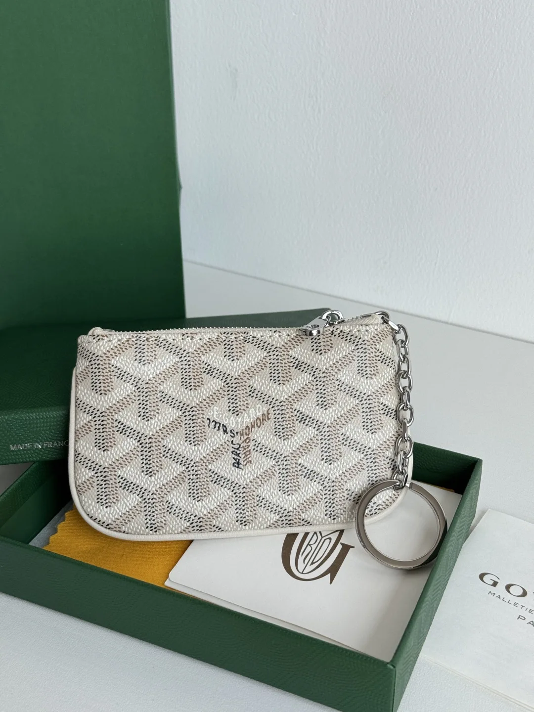Goyard 3306 mini Senat Nano Key Pouch Coin Purse - Detail view 3