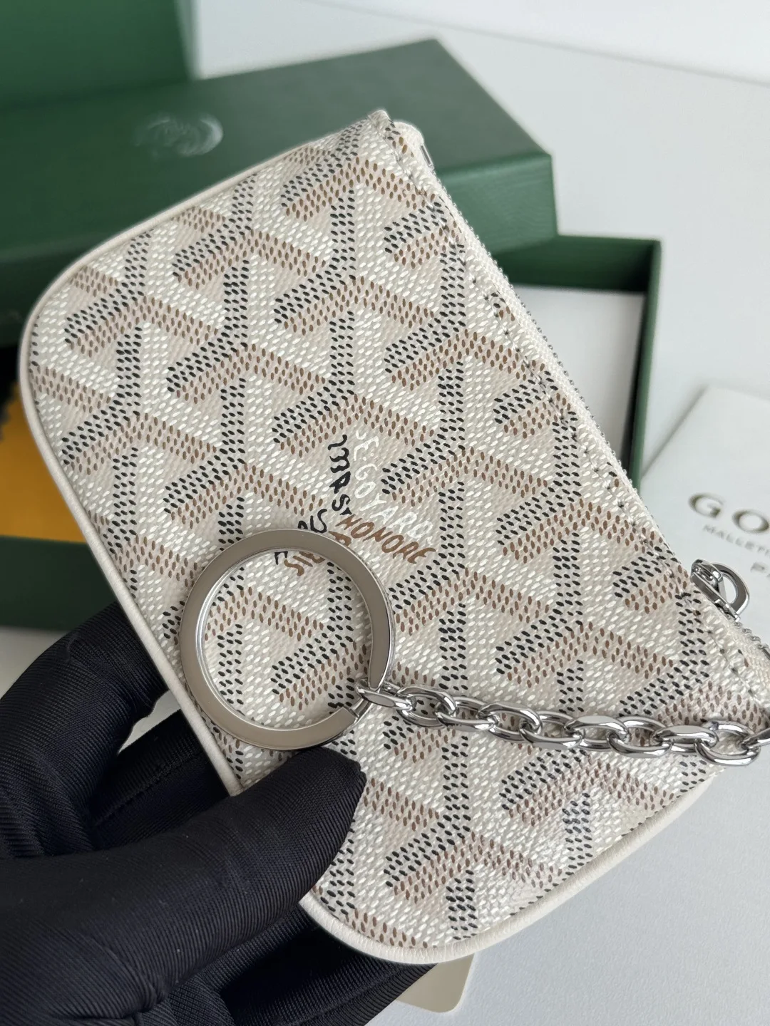 Goyard 3306 mini Senat Nano Key Pouch Coin Purse - Detail view 6
