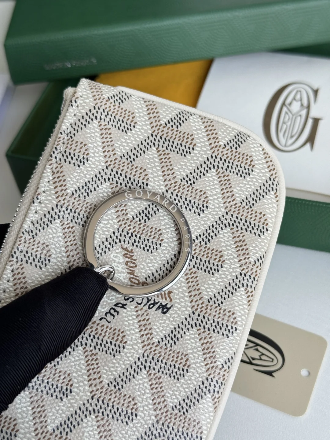 Goyard 3306 mini Senat Nano Key Pouch Coin Purse - Detail view 7