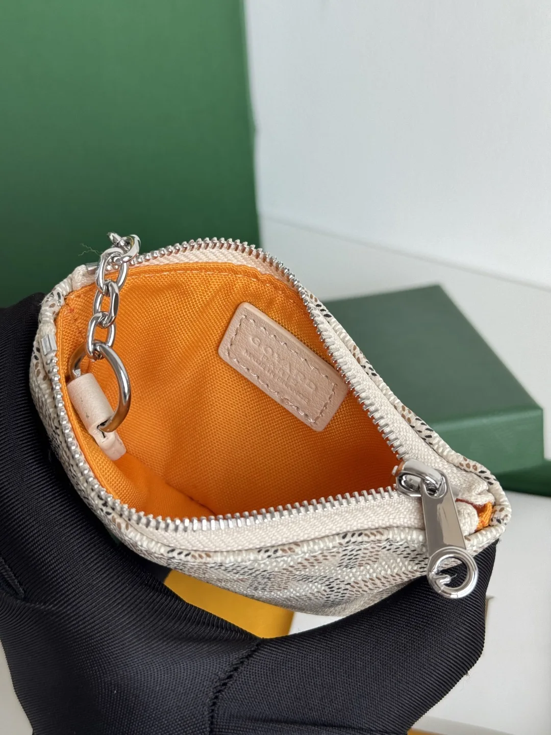 Goyard 3306 mini Senat Nano Key Pouch Coin Purse - Detail view 8