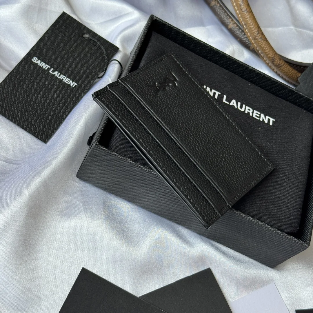 SAINT LAURENT 687098 2025 Autumn Winter New Arrival Card Holder - Detail view 3