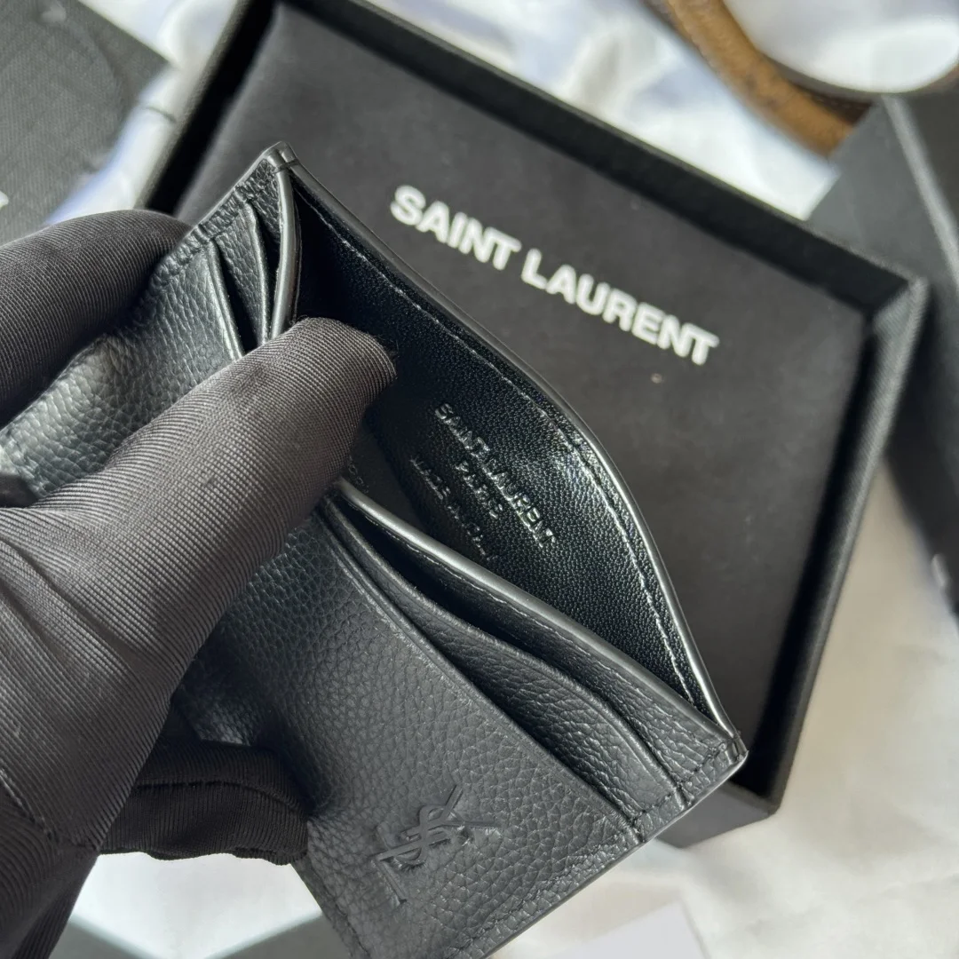 SAINT LAURENT 687098 2025 Autumn Winter New Arrival Card Holder - Detail view 8