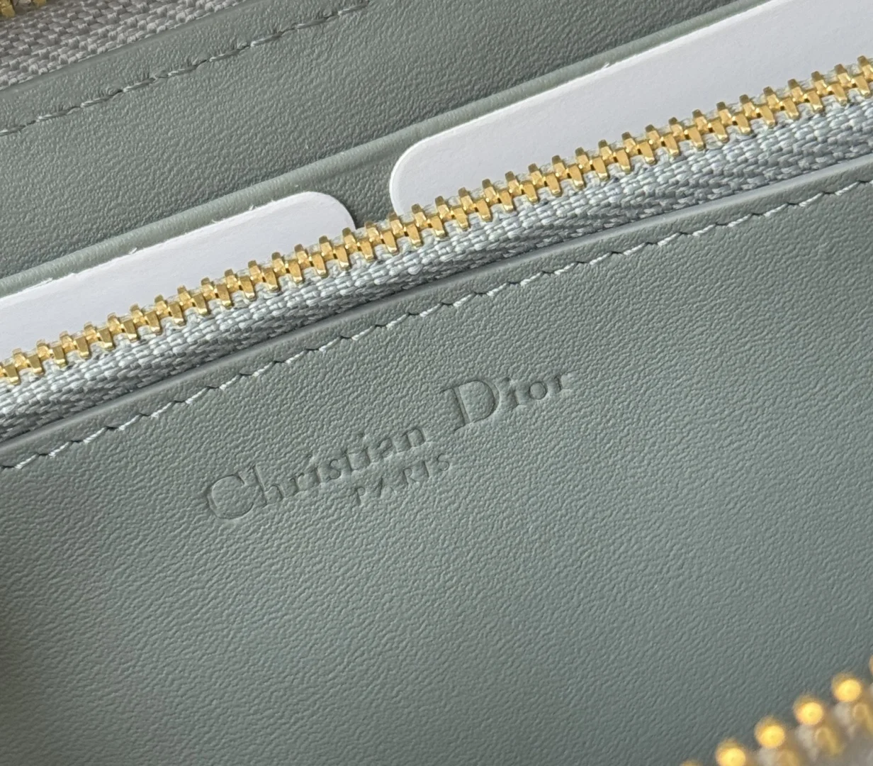 Dior S2189 Jacquard Fabric Long Zipper Wallet - Detail view 8