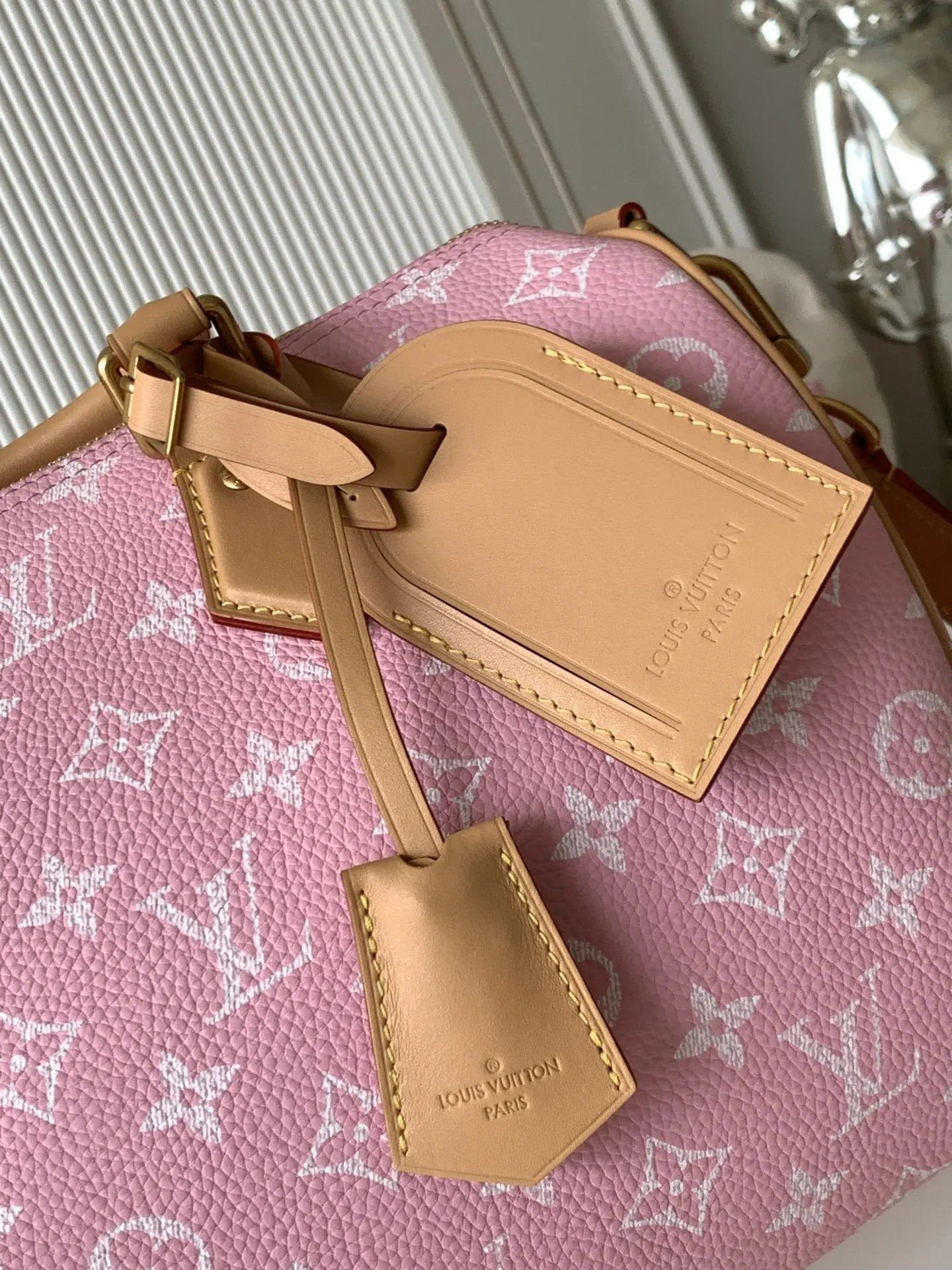 LVM13914粉色 Speedy P9 Bandouliere30手袋 - 细节图 5