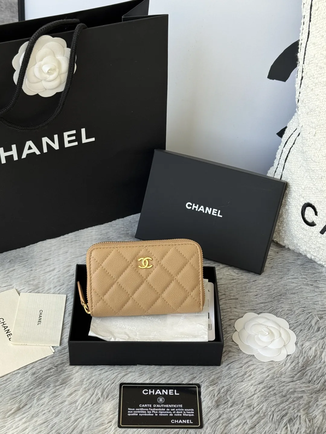 Chanel 3686 Medium Oversized Zipper Pouch
