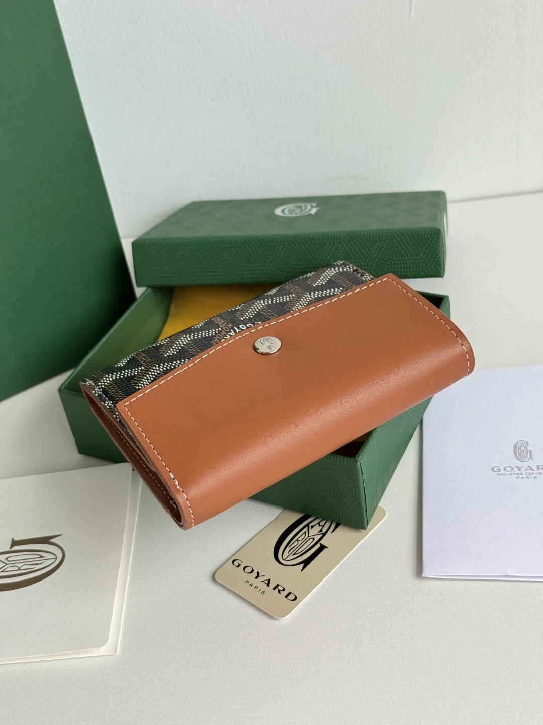 戈雅3319 Saint-Gabriel 信封状三折包 钱包 - 细节图 12