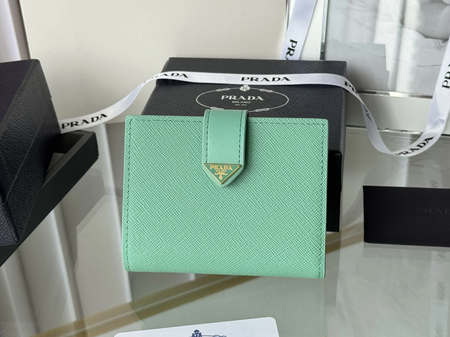 Prada 1MV204 Small Card Holder Wallet - Detail view 2