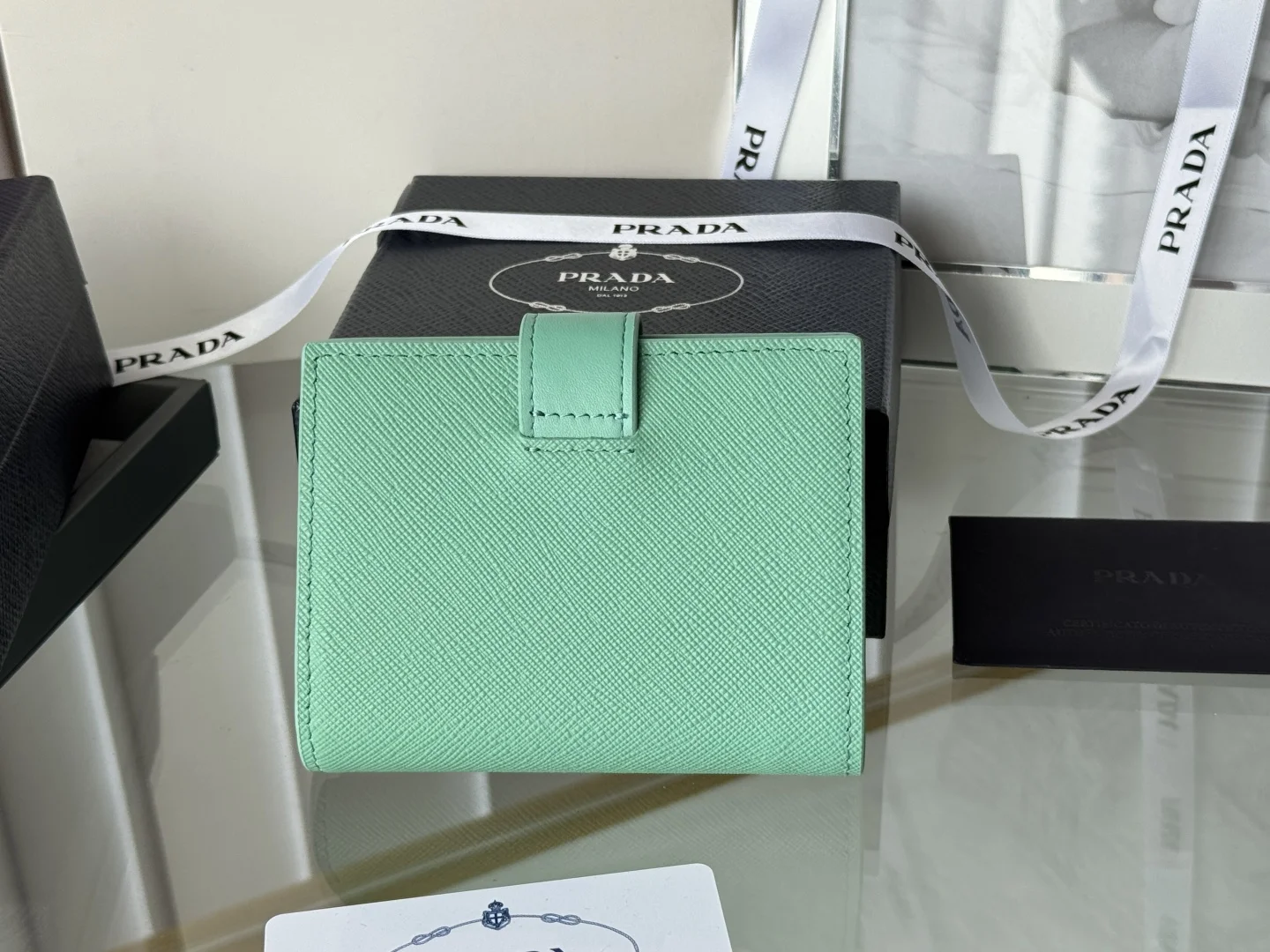 Prada 1MV204 Small Card Holder Wallet - Detail view 3