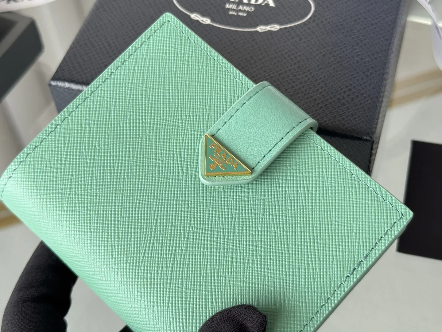 Prada 1MV204 Small Card Holder Wallet - Detail view 6