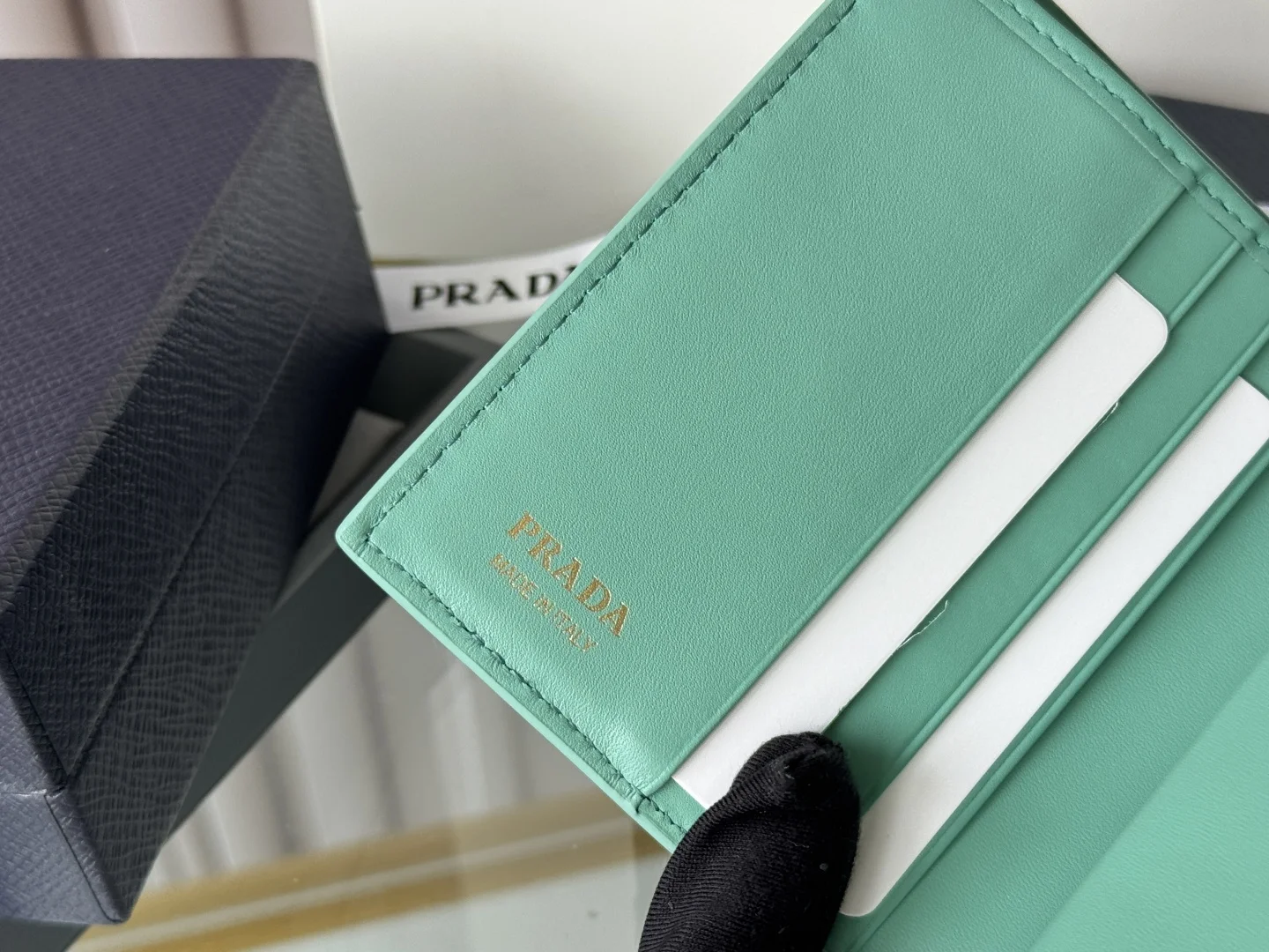 Prada 1MV204 Small Card Holder Wallet - Detail view 8