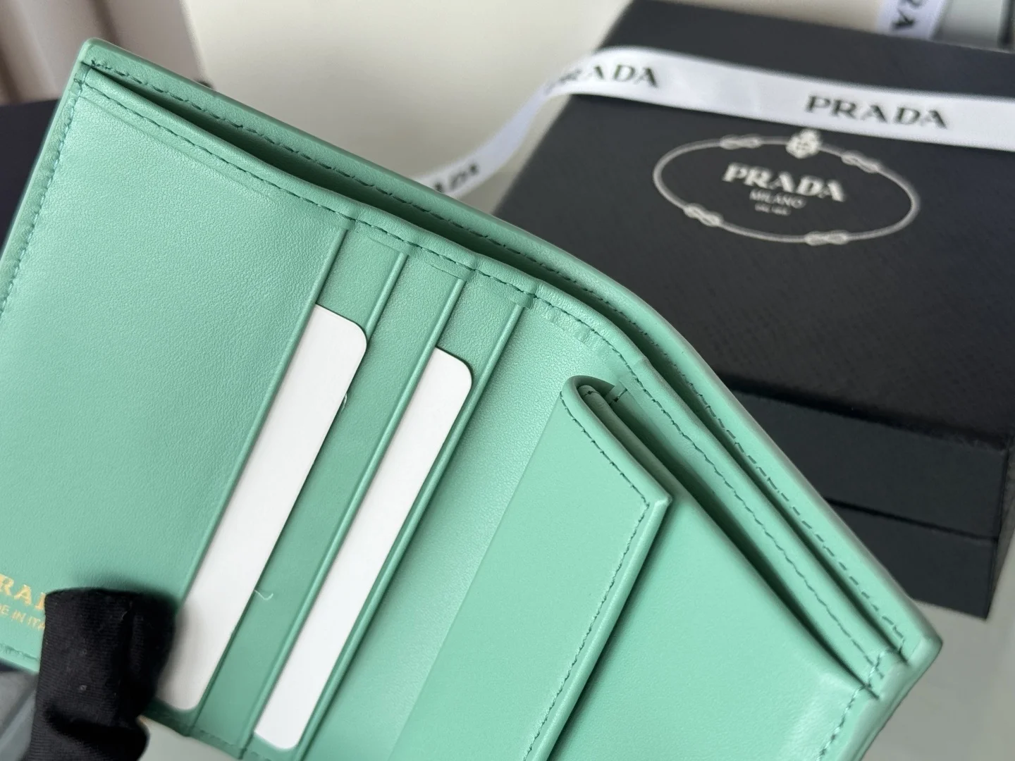 Prada 1MV204 Small Card Holder Wallet - Detail view 12