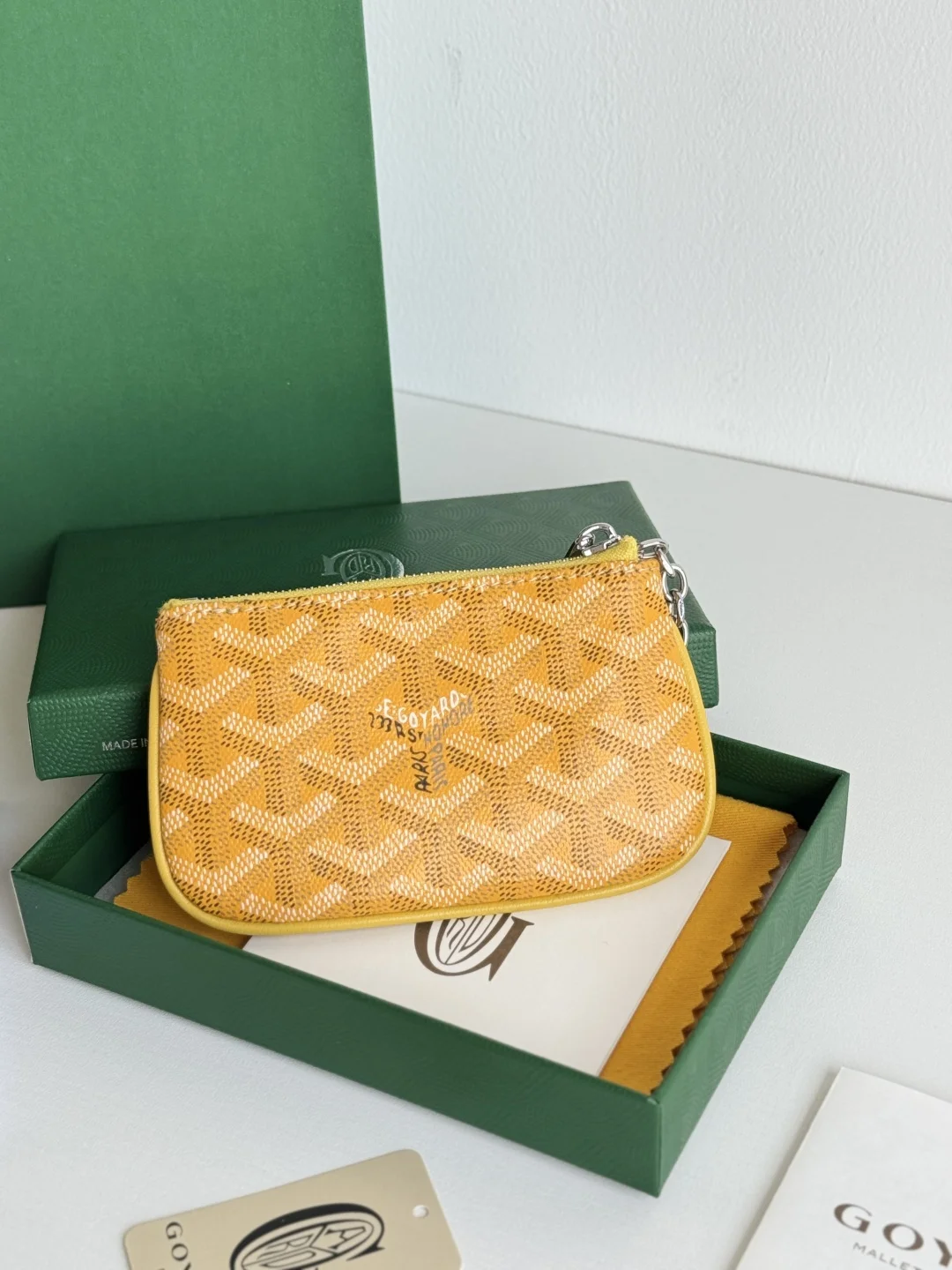 Goyard 3306 Mini Senate Nano Key Bag Coin Purse - Detail view 3