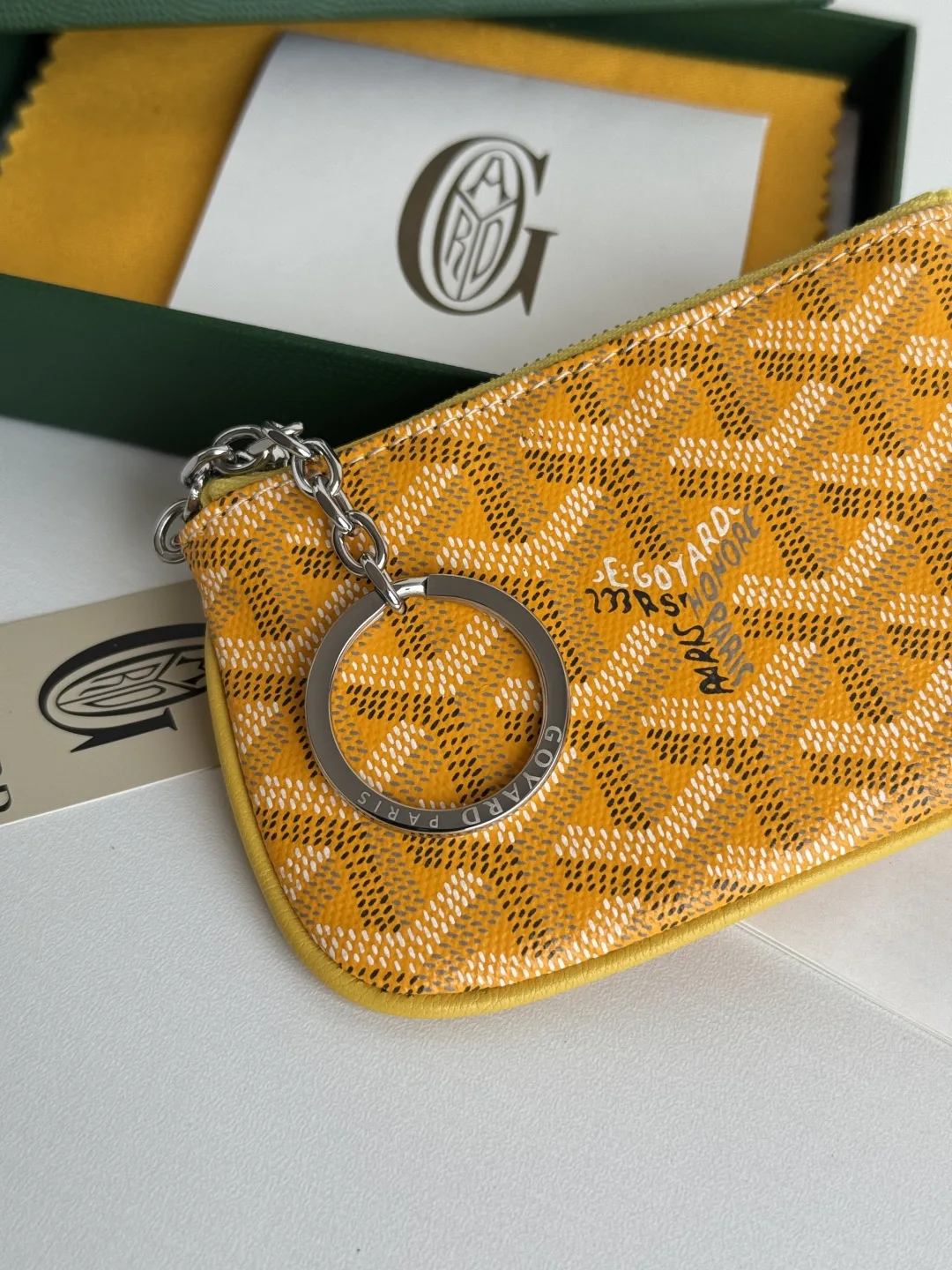 Goyard 3306 Mini Senate Nano Key Bag Coin Purse - Detail view 7