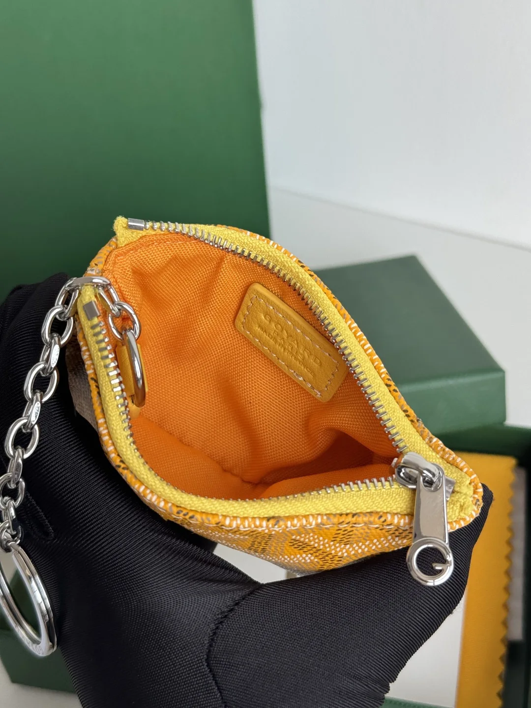 Goyard 3306 Mini Senate Nano Key Bag Coin Purse - Detail view 8