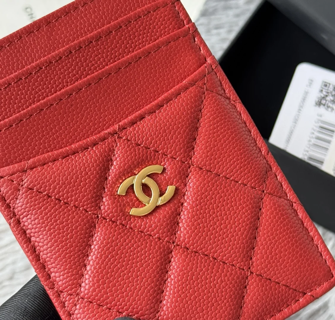 Chanel AP0223 Lambskin Card Holder - Detail view 6