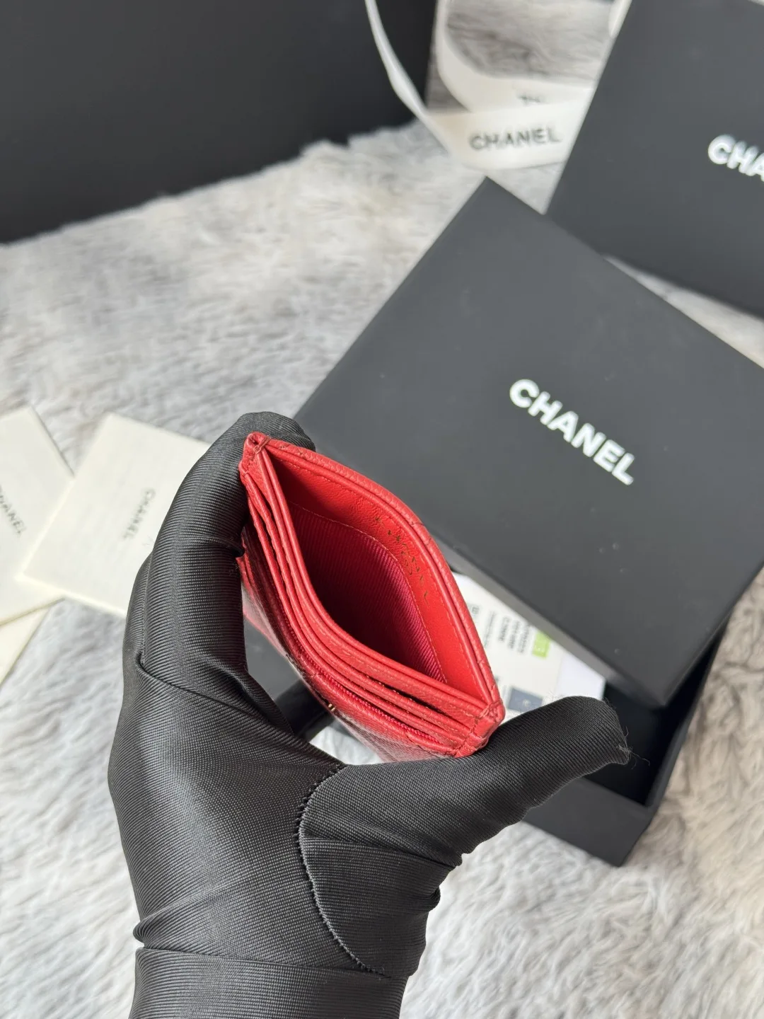Chanel AP0223 Lambskin Card Holder - Detail view 7
