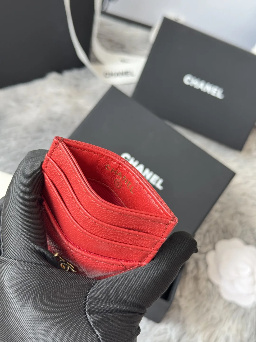 Chanel AP0223 Lambskin Card Holder - Detail view 8