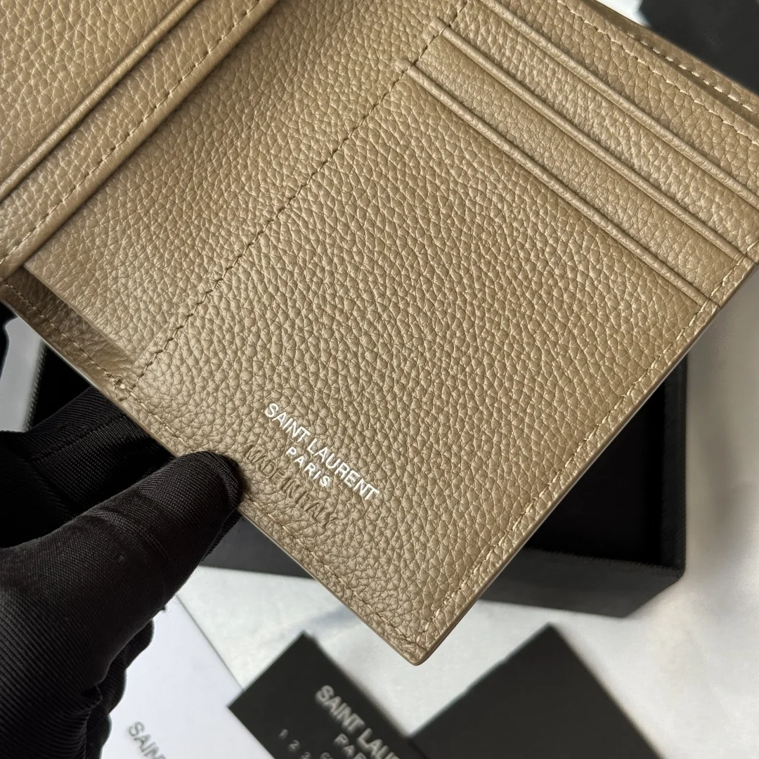 圣罗兰668736 2025秋冬新品 单折包 钱包 - 细节图 7