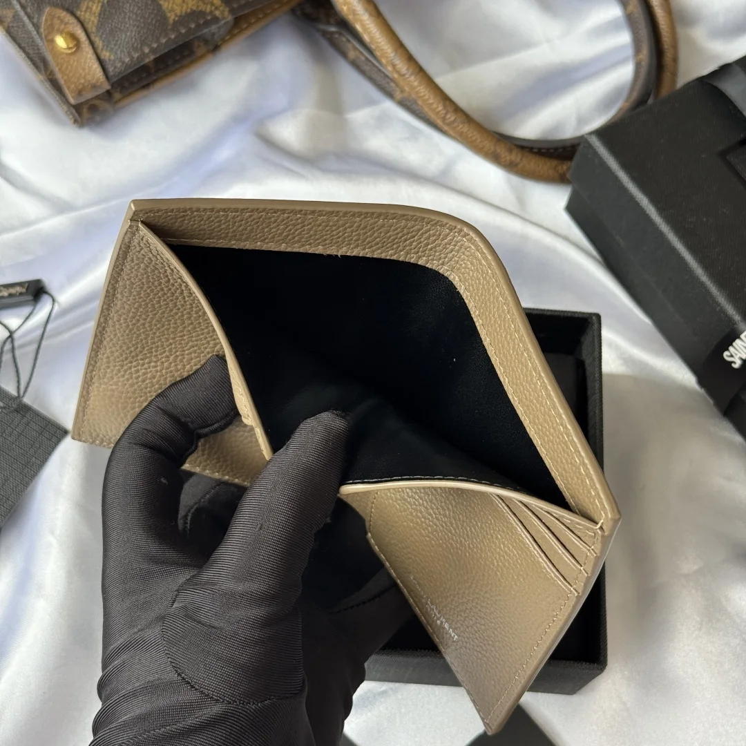 圣罗兰668736 2025秋冬新品 单折包 钱包 - 细节图 8