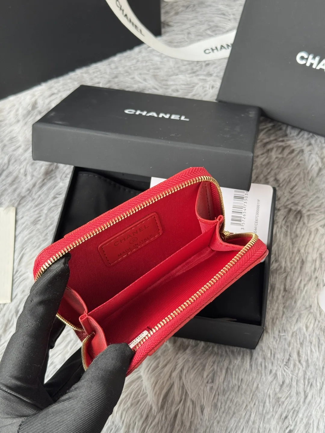 Chanel AP1650 Small Zip Pouch Laka Pouch - Detail view 8