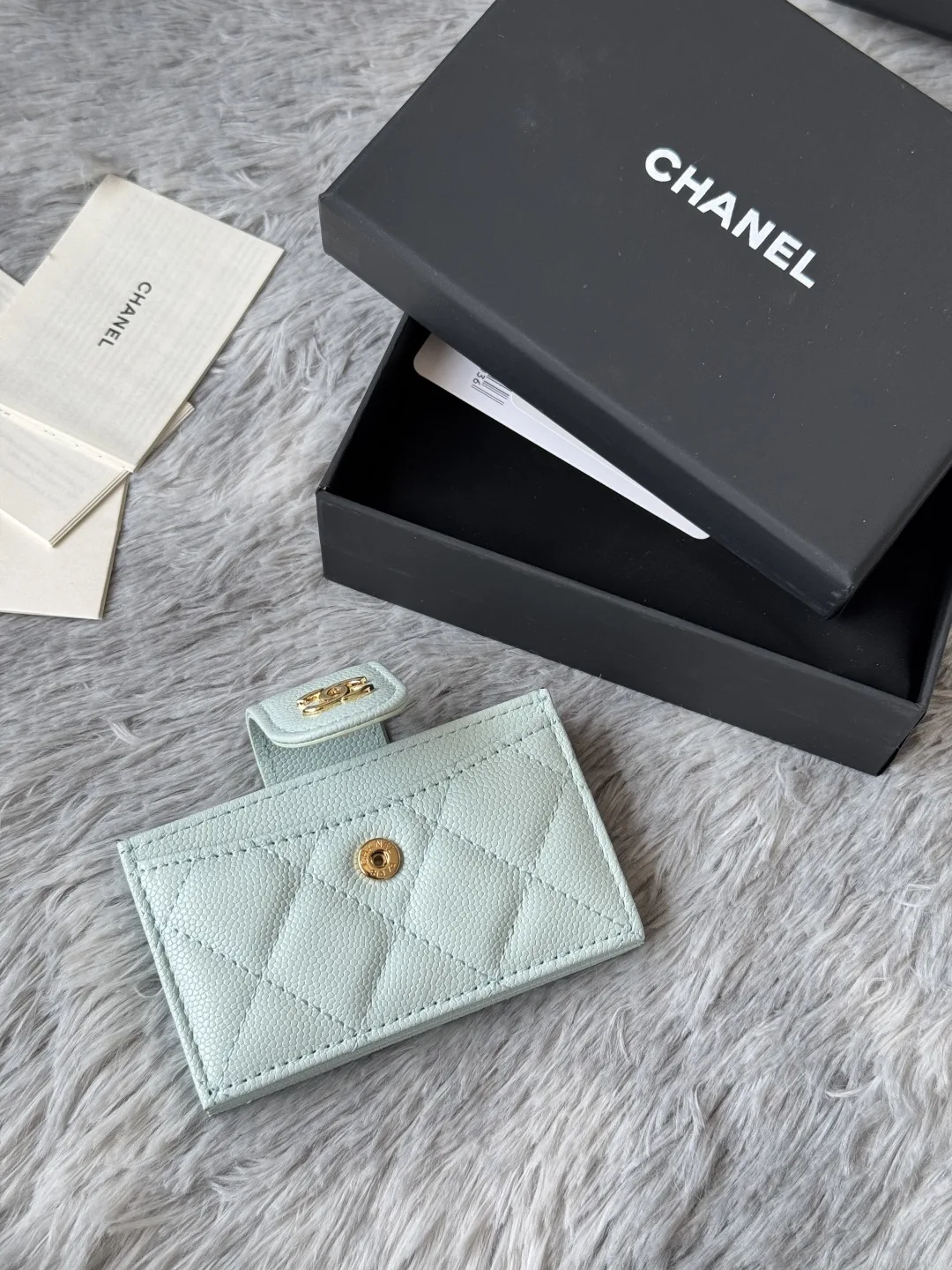 Chanel AP0342 Tweed Cardholder - Detail view 6