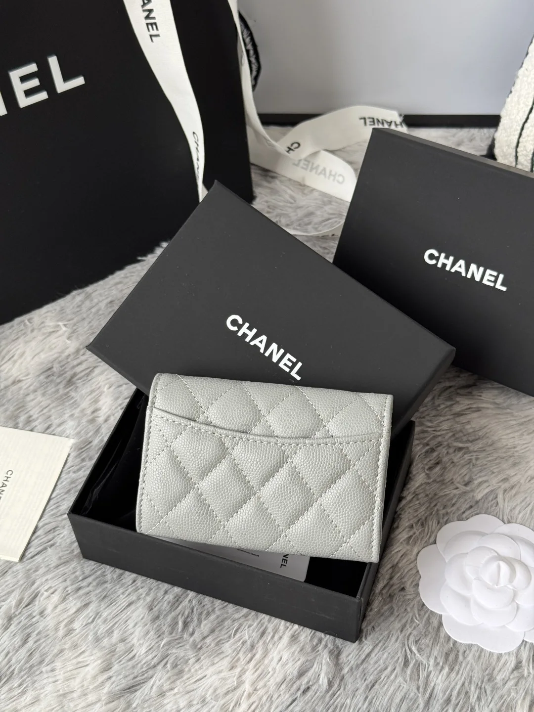 Chanel AP0214 Small Ball Caviar CF Cardholder - Detail view 3